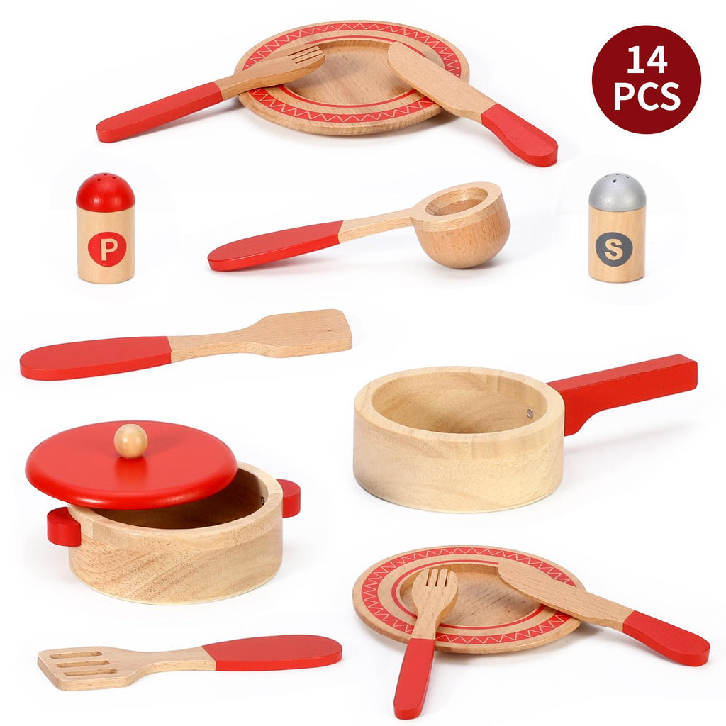 SOKA Red cooking set