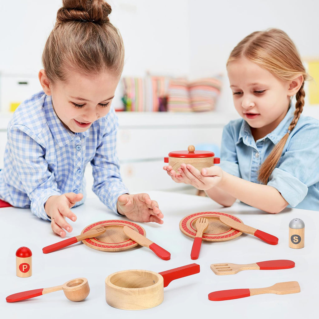 SOKA Red cooking set