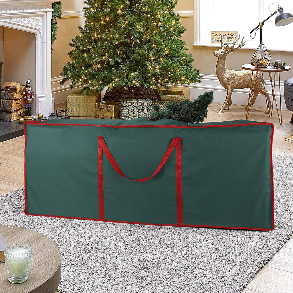 Vinsani Xmas Green Fabric Storage Bag