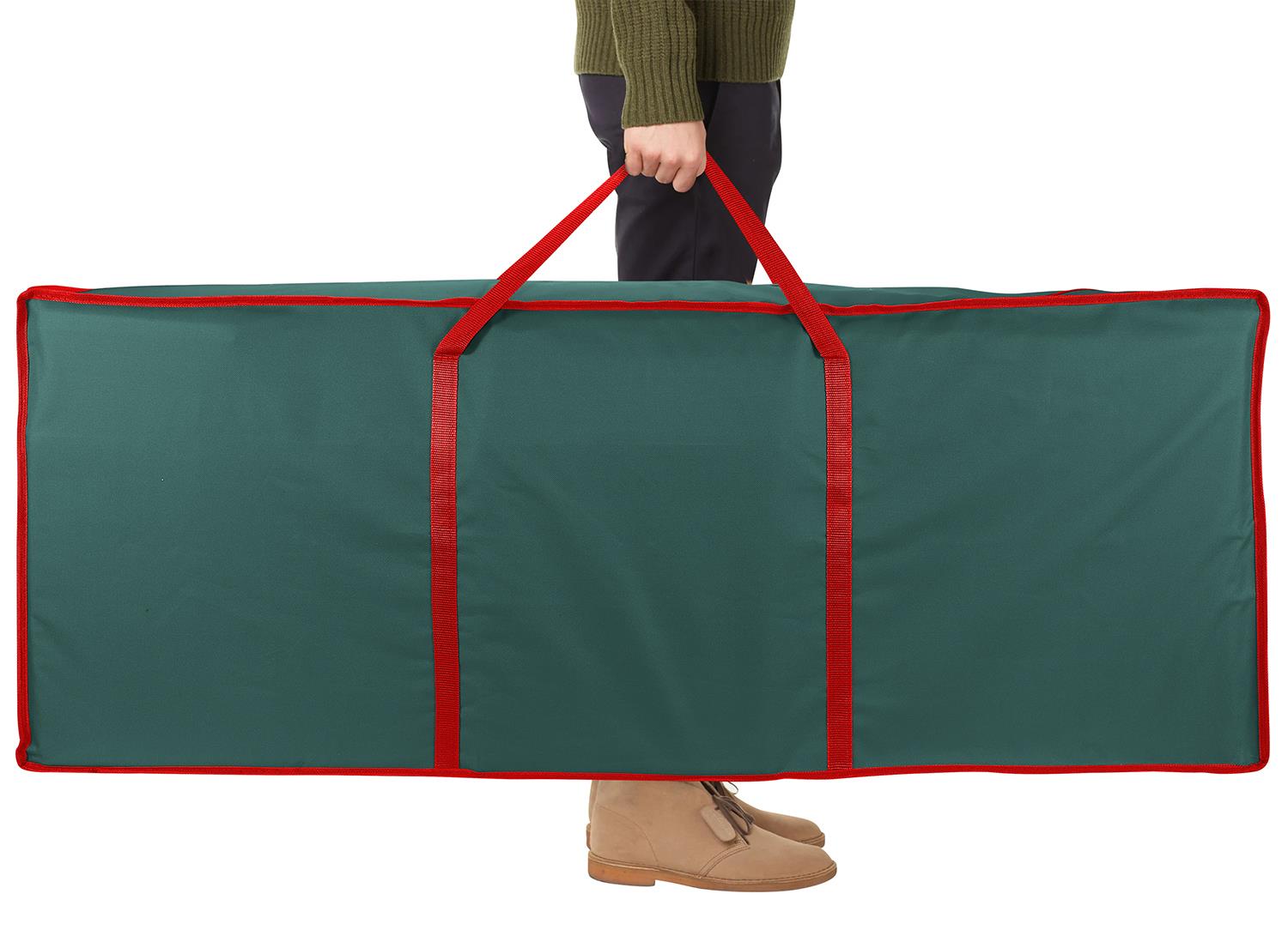 Vinsani Xmas Green Fabric Storage Bag