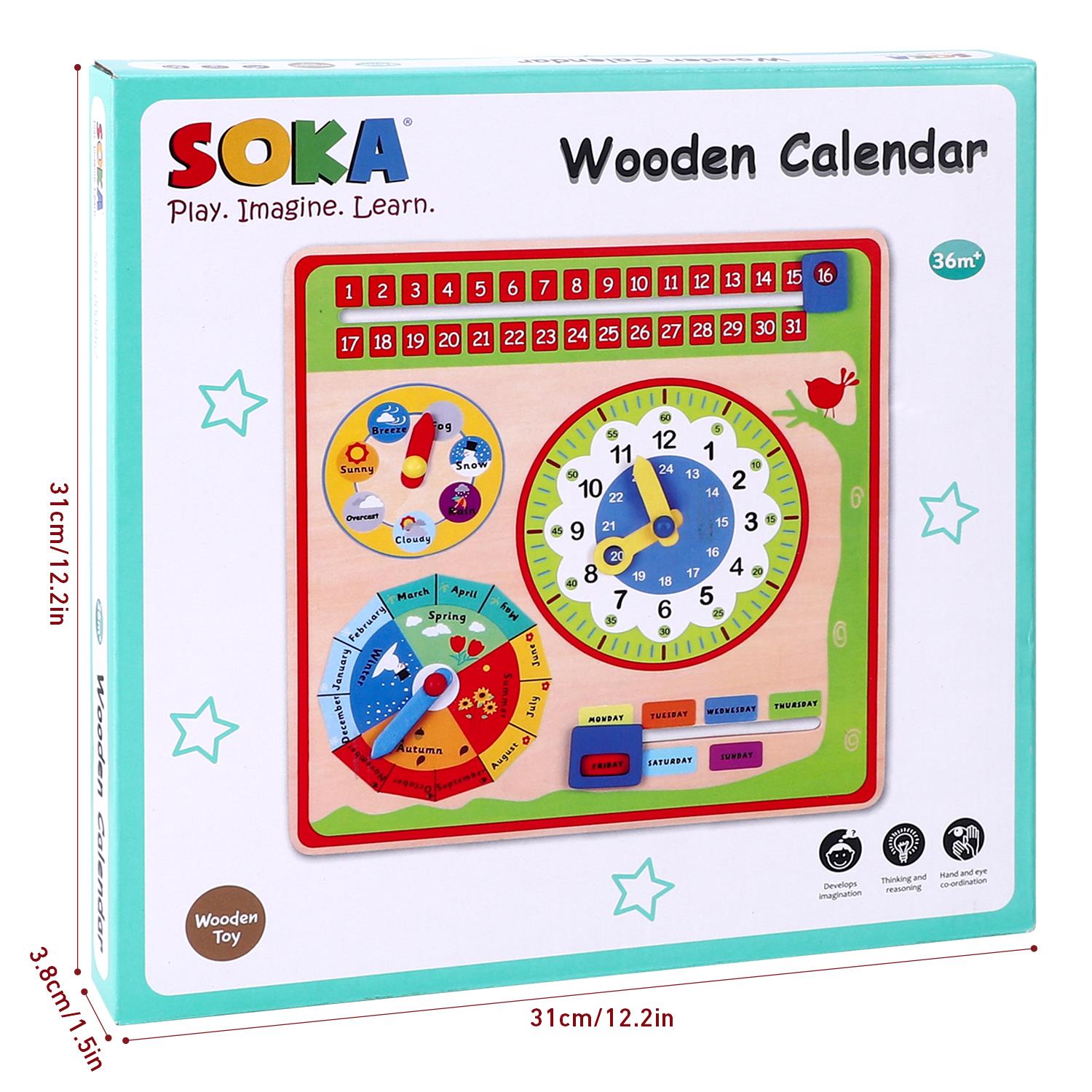 SOKA Wooden Calendar