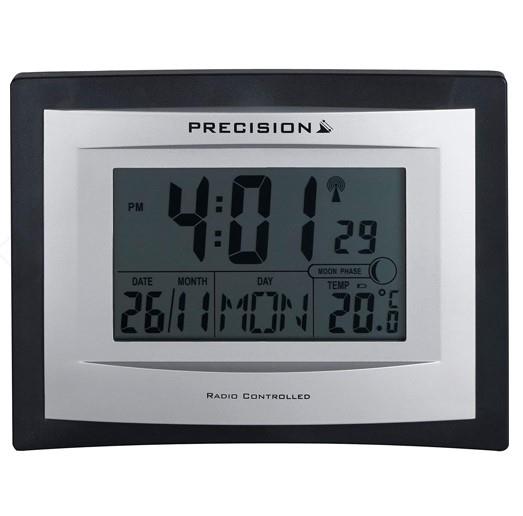 Precision Radio Controlled Wall Desk Clock, Day/date