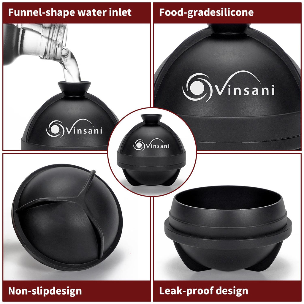 Vinsani 2 Pack Ice Ball Mould