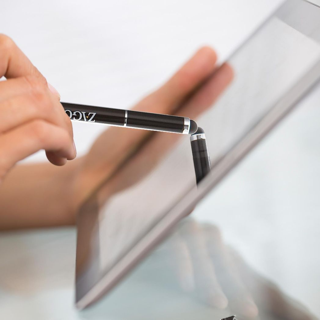 ZAGG Stylus Mini On-the-Go Premium Stylus Pen for Tablets & Smartphones, Black