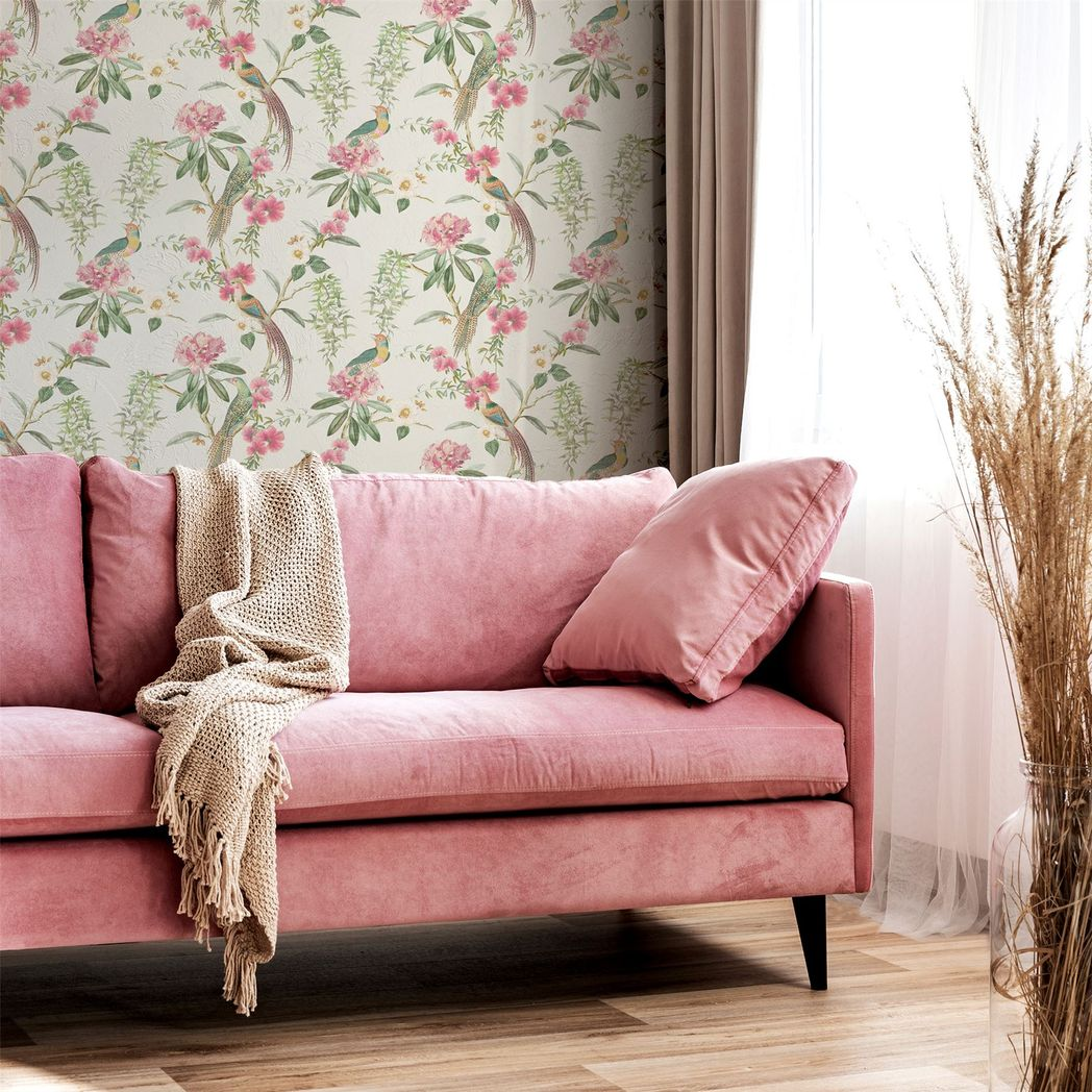 Exotic Garden Pink Green sw12