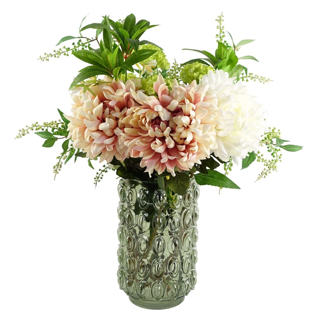 30cm Green Retro Bubble Vase