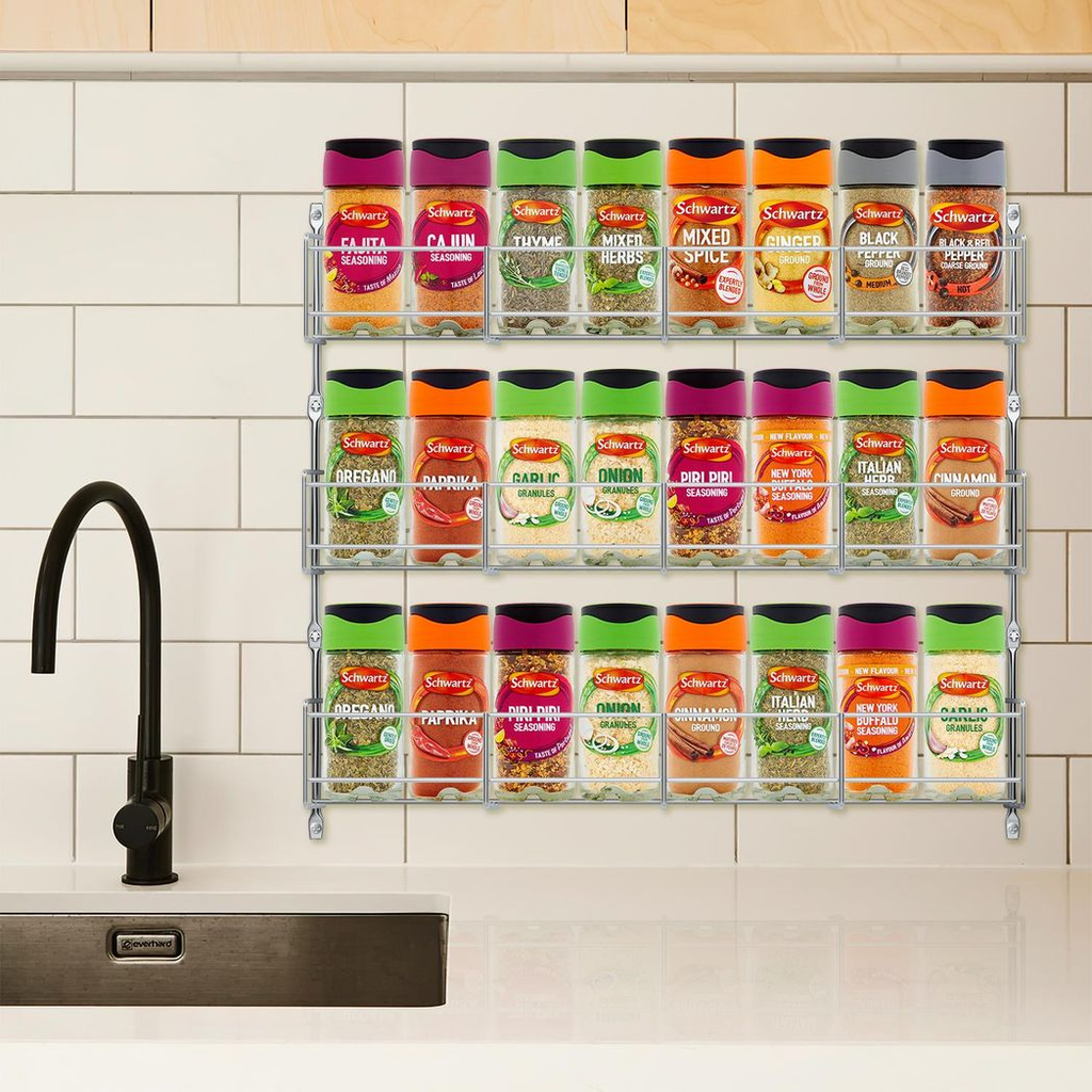Vinsani 3 Tier Herb And Spice Rack