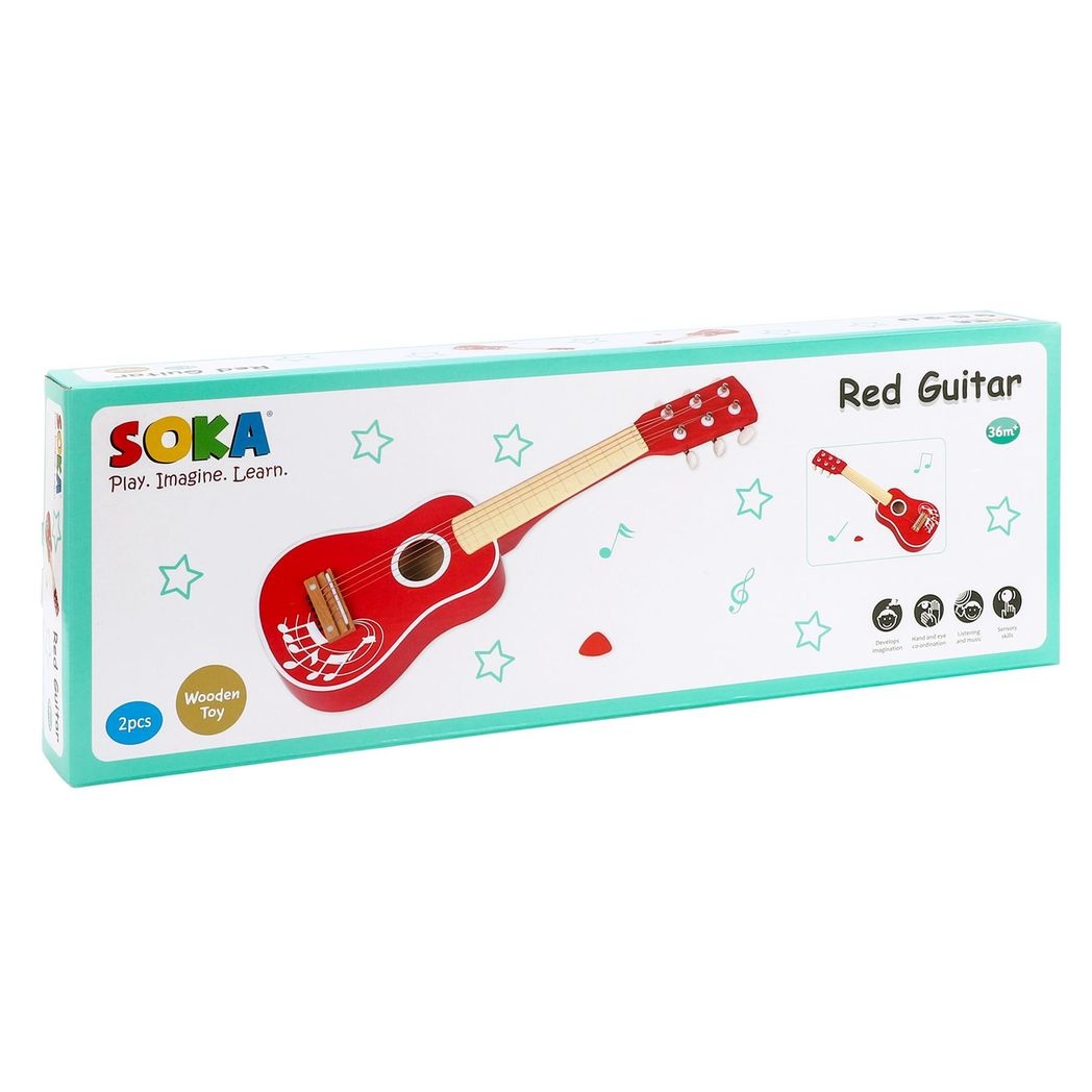 SOKA Red Guitar