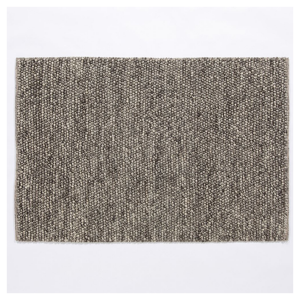 Delilah Wool Pebble 120x170cm Mottled Grey Rug