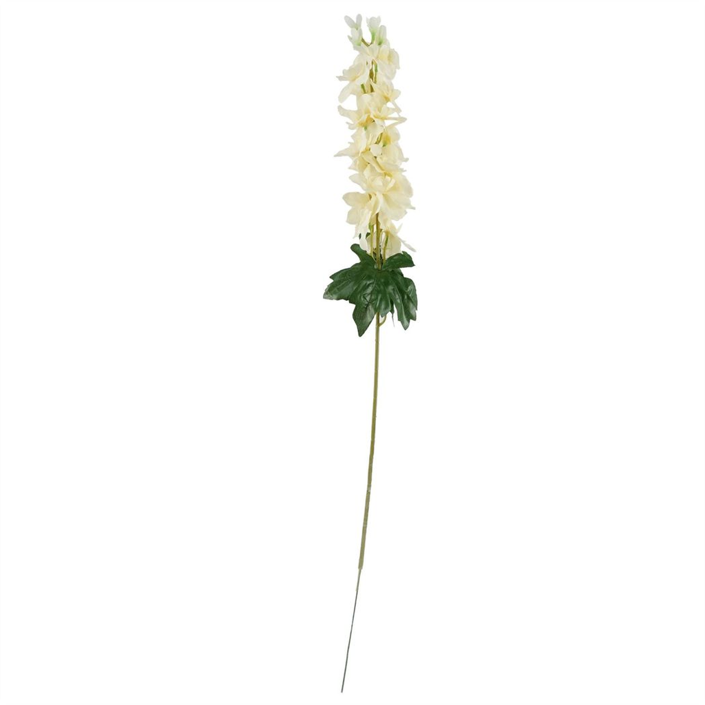 Pack of 6 x 75cm Delphinium Cream Artificial Stem