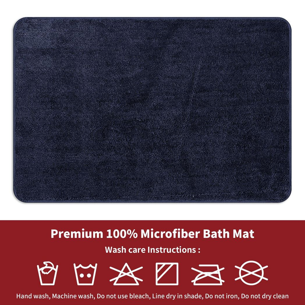 Vinsani BATH MAT 50X80cm NAVY