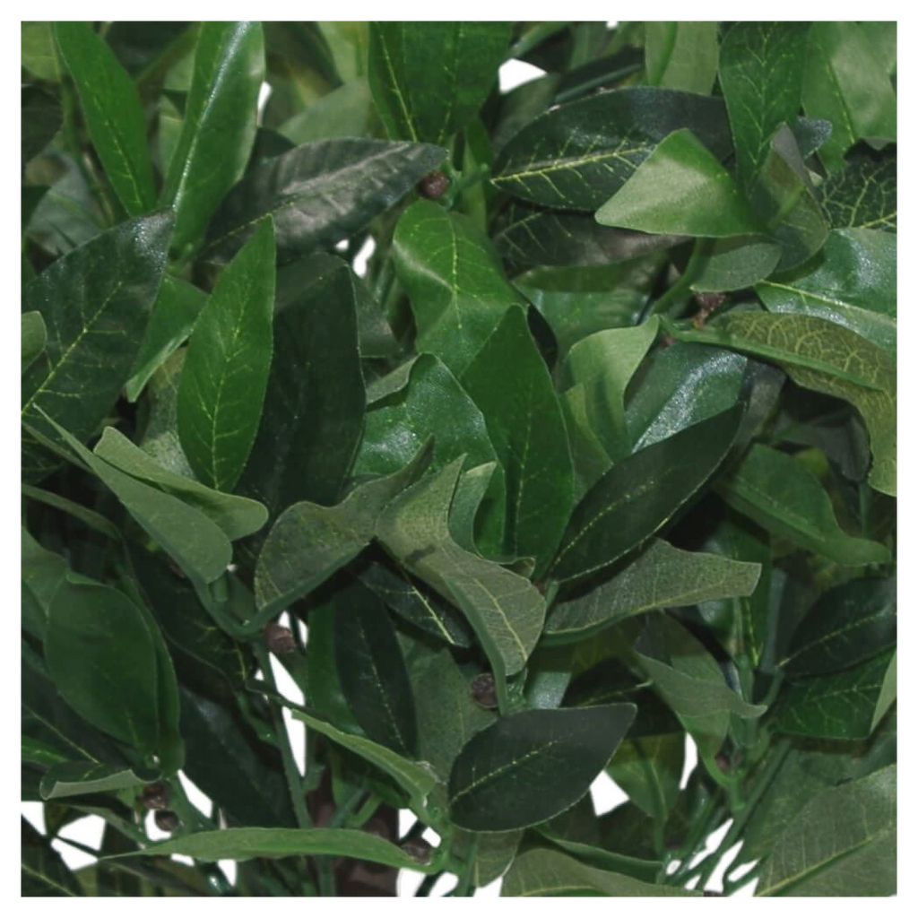 Pair of 50cm Dwarf Artificial Bay Trees Laurel Topiary Bushes