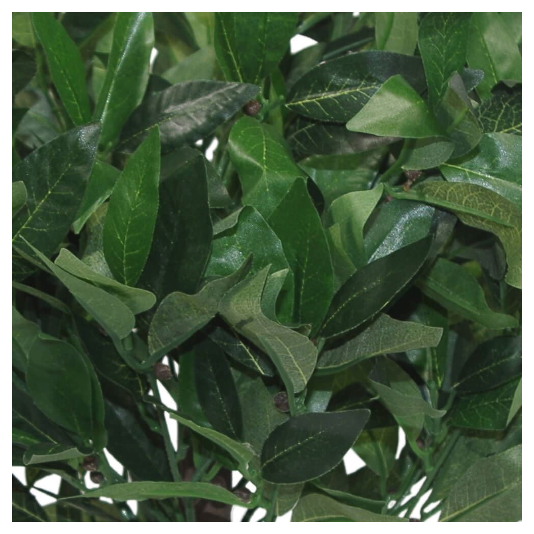 Pair of 50cm Dwarf Artificial Bay Trees Laurel Topiary Bushes