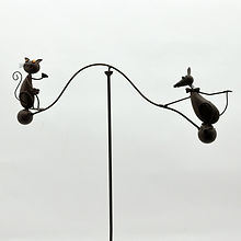 Stylish Bronze Cat Mouse Spinner