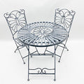 AcaciaHome Metal Garden Bistro Set (Grey)