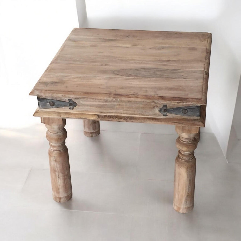 AcaciaHome Durable and Elegant 45CM Wooden Square Table