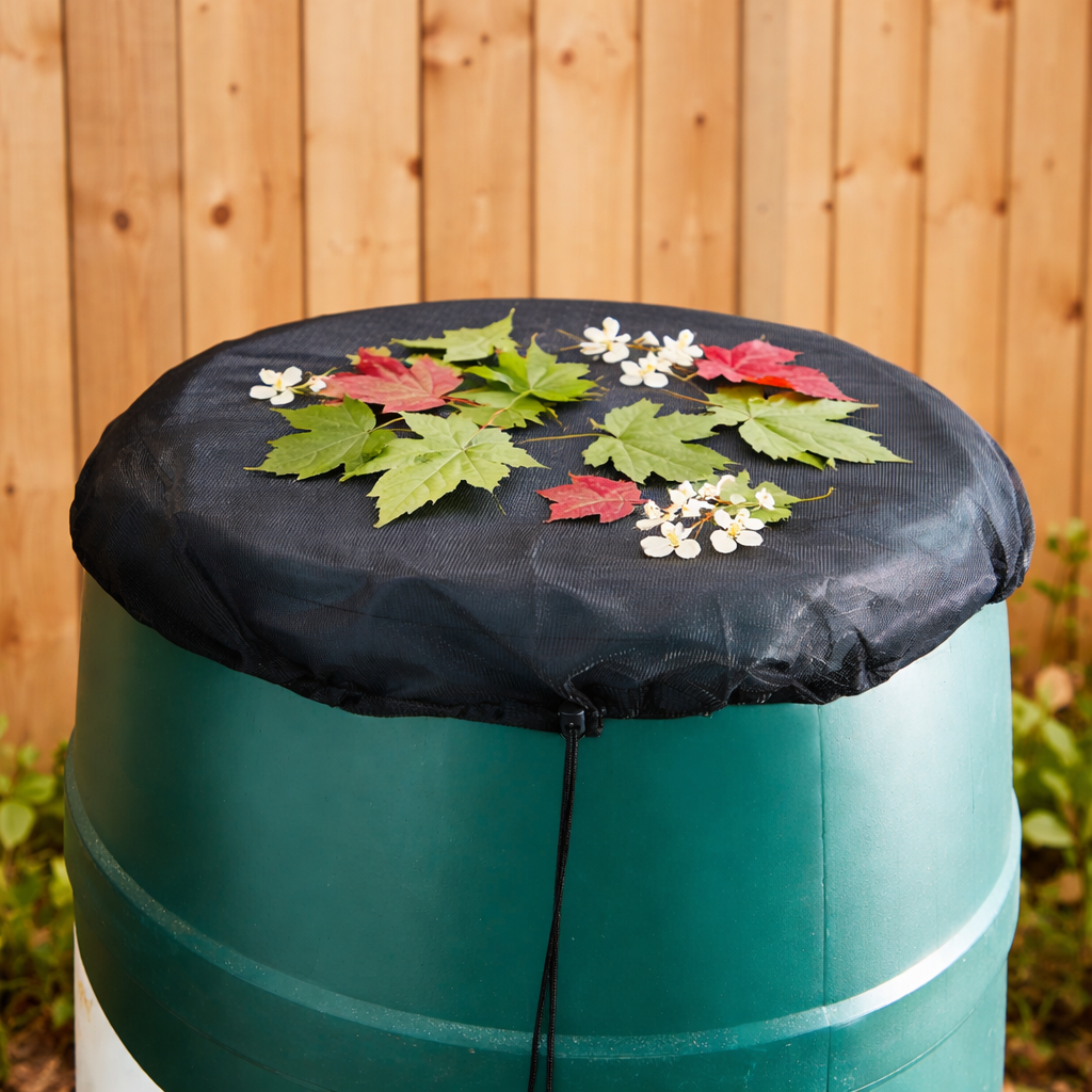 Rain Barrel Protection Net