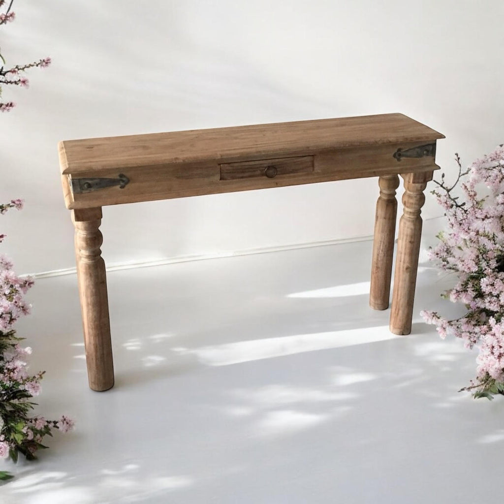 AcaciaHome Durable and Elegant Wooden Console Table