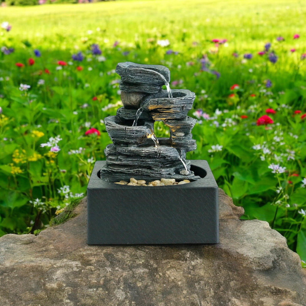 Water Feature Indoor Outdoor LED Fountain