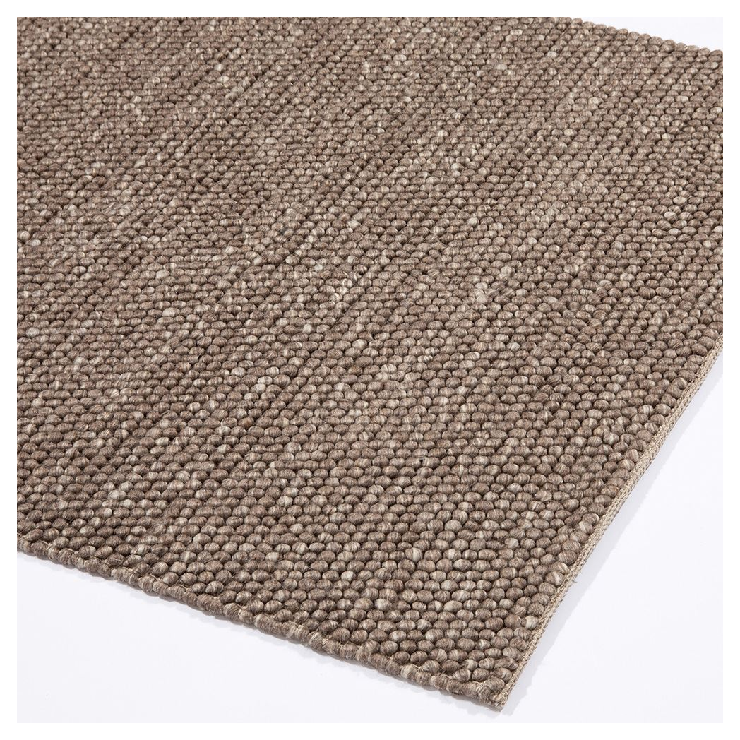 Delilah Wool Pebble 120x170cm Mottled Taupe Rug