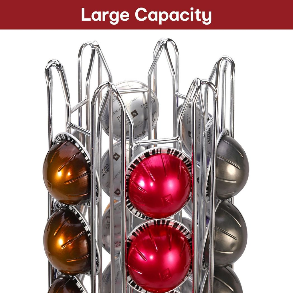 Vinsani 48 Pod Chrome Coffee Pod Stand