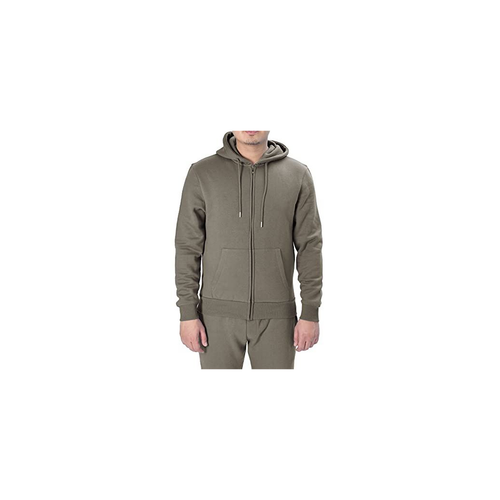 Men's Zip Hoodie Khaki M