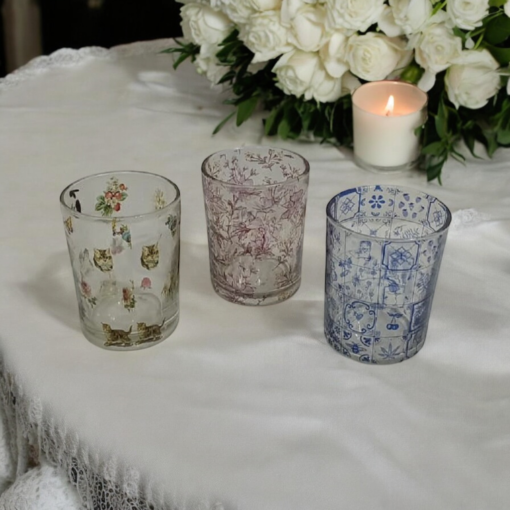 Chic 10cm Glass Votive Holder