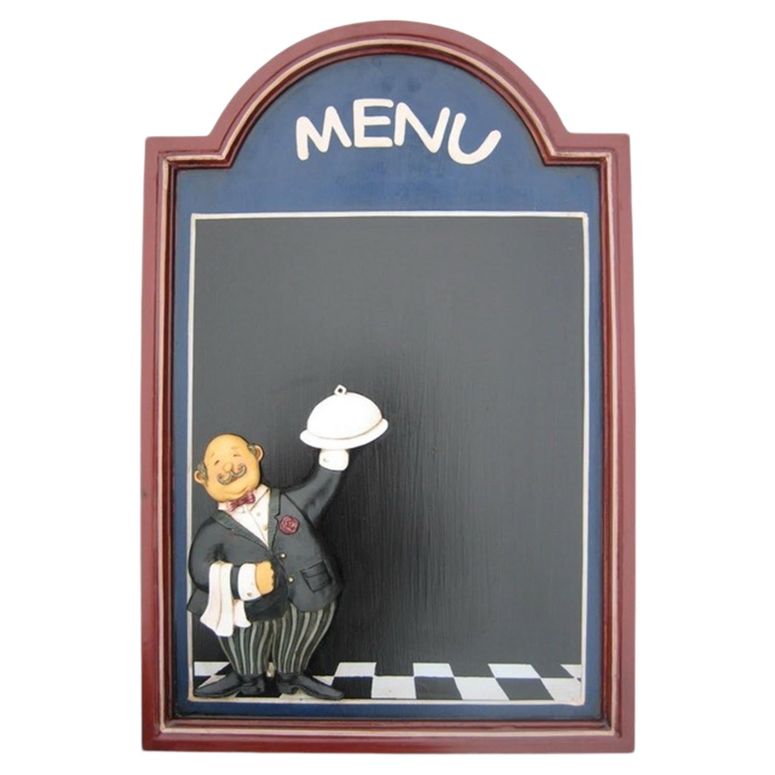 Wall-Mounted Chef Chalk Board Memo Menu