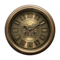 AcaciaHome Durable Gear Wall Clock with Moving Gears