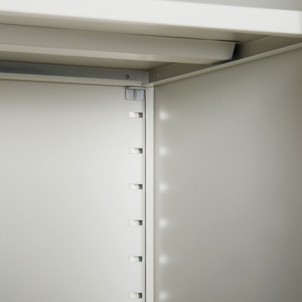 Filing Cabinet Storage Office 2 Doors Adjustable Shelf Metal Vinsetto