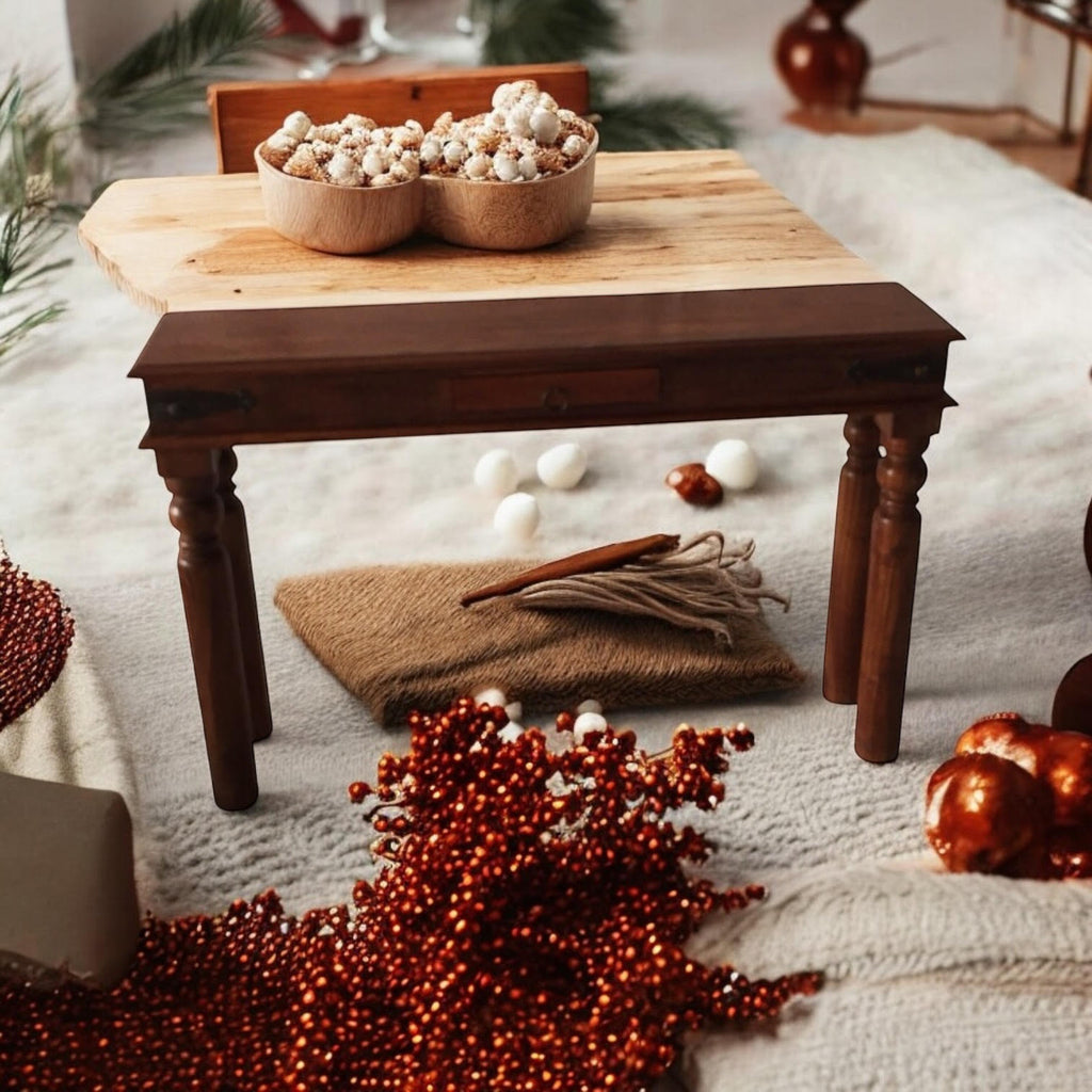 AcaciaHome Durable and Elegant 120CM Wooden Console Table