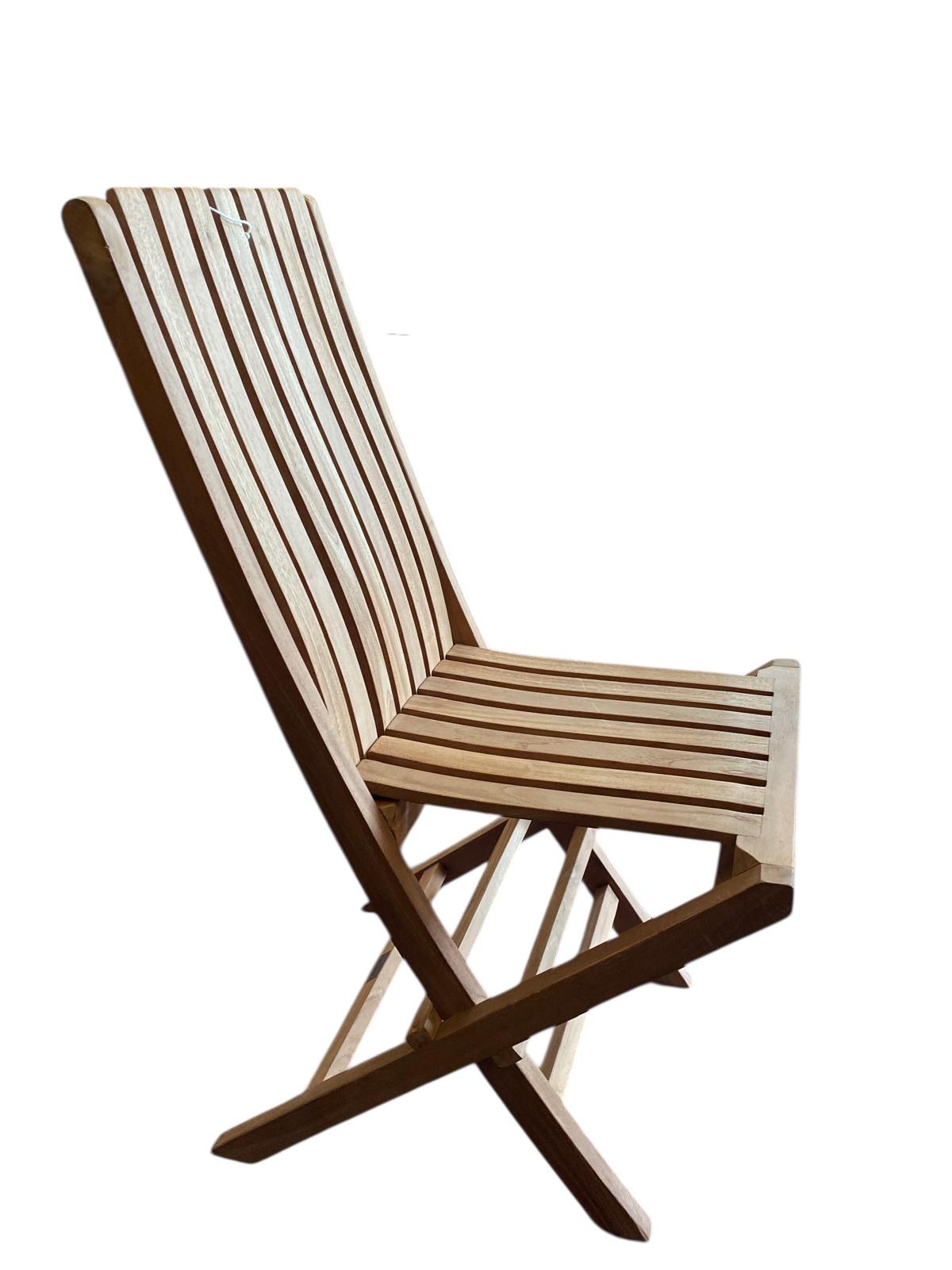 Miami Folding Teak Chair