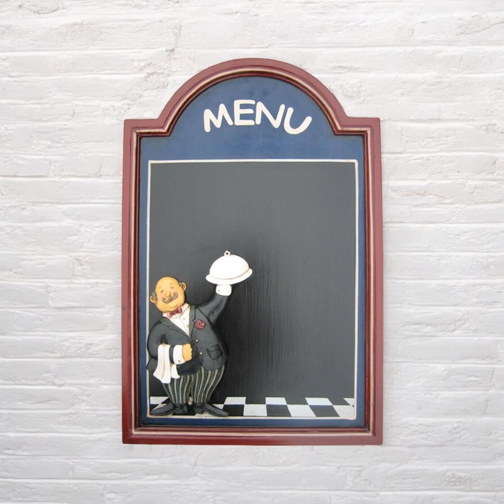 Wall-Mounted Chef Chalk Board Memo Menu