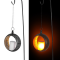 Solar Metal Decoration with LED Candle