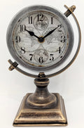 AcaciaHome Durable Table Clock, Art Deco Design