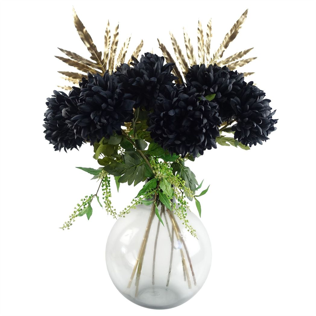 95cm Gold Palm Leaf
