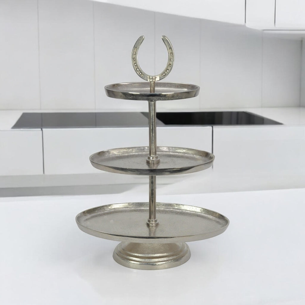 AcaciaHome Horseshoe 3 Tier Dessert Stand
