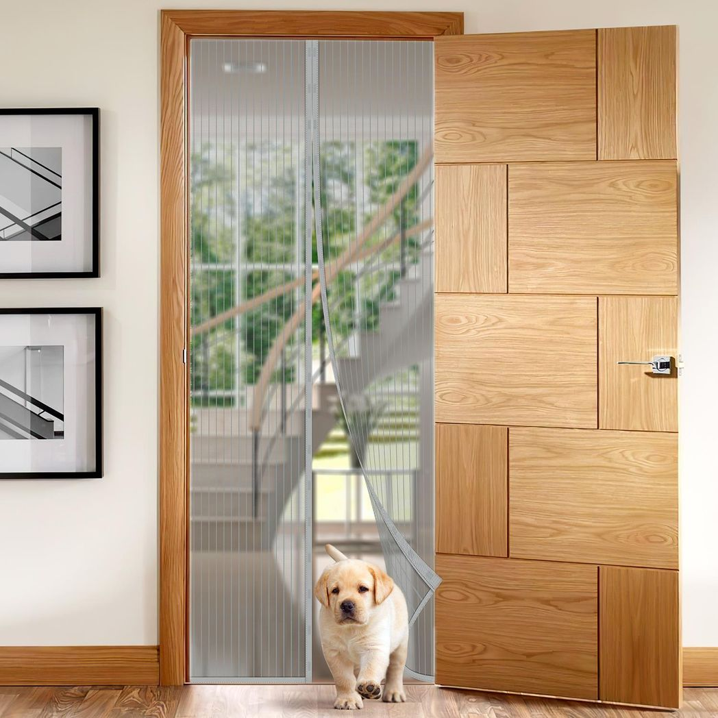 Vinsani Magnetic Screen Door Grey