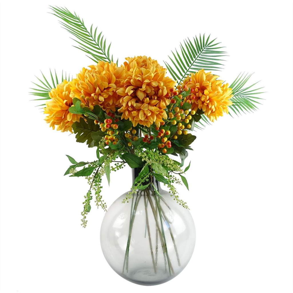 Pack of 6 x 85cm Artificial Green Foliage Spray