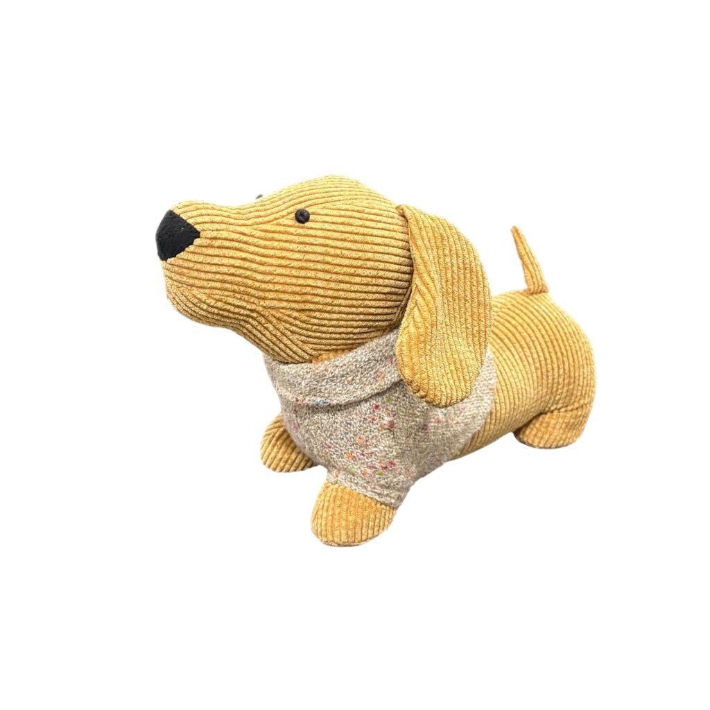 Modern Cute Fabric Dog Doorstop