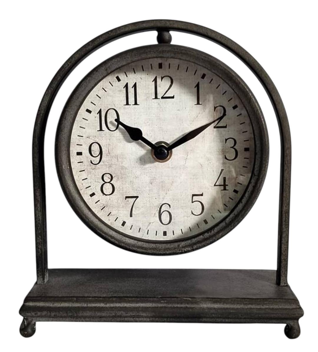 Elegant Silent Sweep Mantel Clock (20CM Black Mantel Clock)