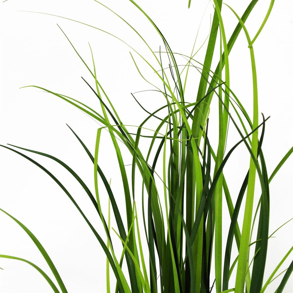 60cm Artificial Grass Plant With Peach Dusty Pink Ceramic Planter