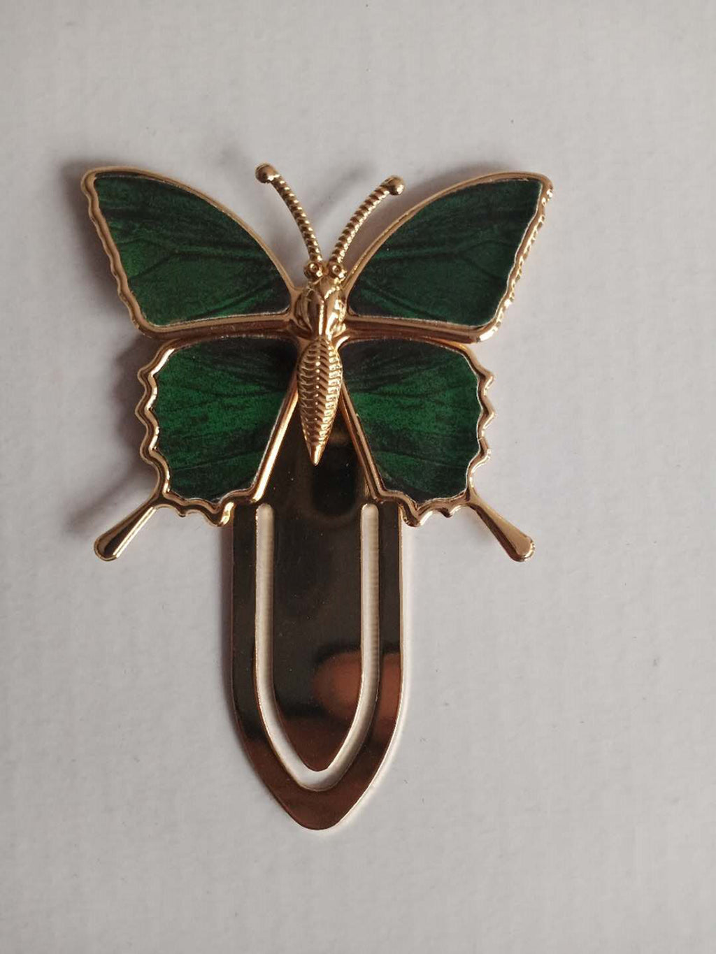 Gold Plated Butterfly Bookmarks ? Set of 3