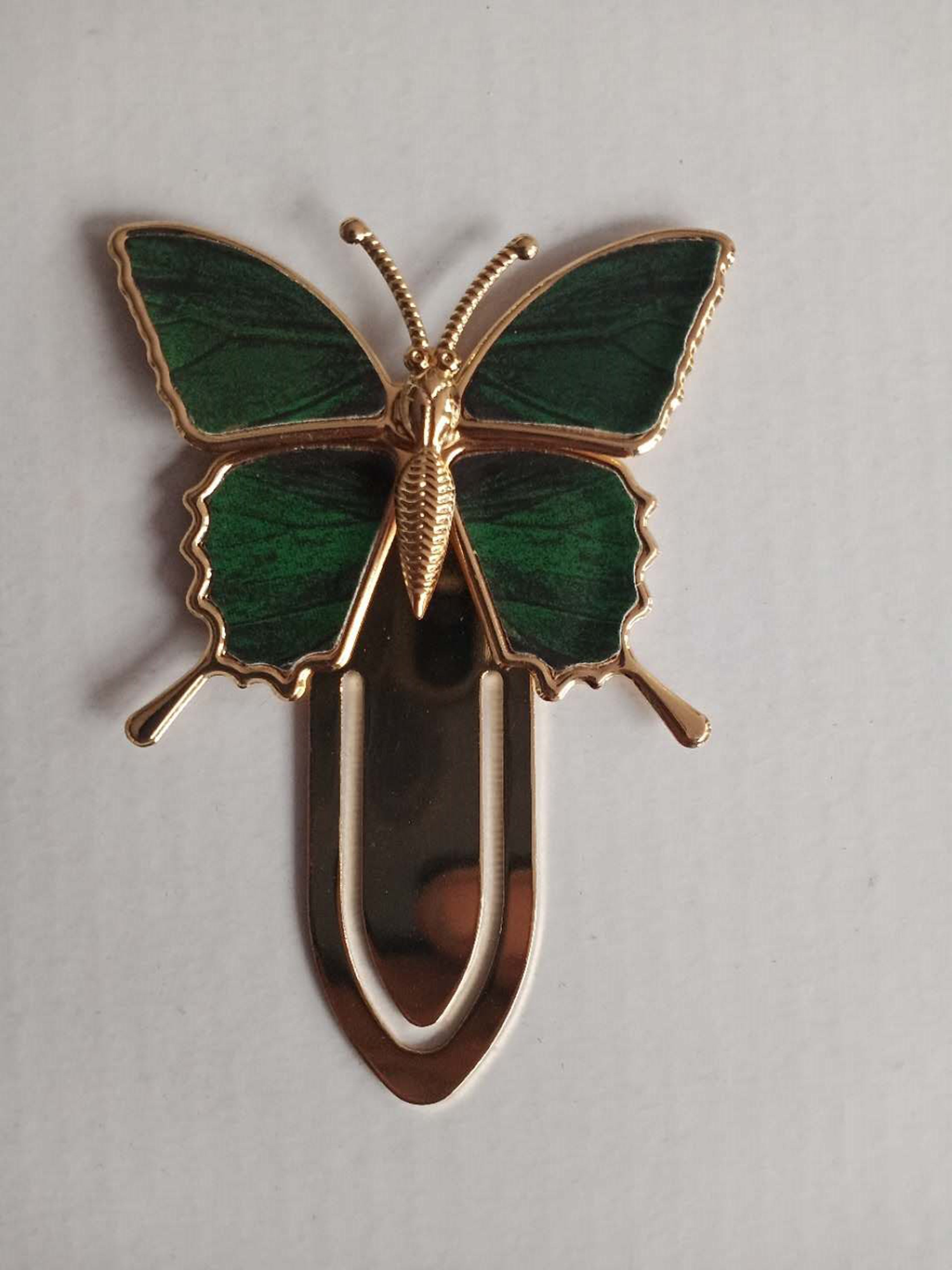 Gold Plated Butterfly Bookmarks ? Set of 3