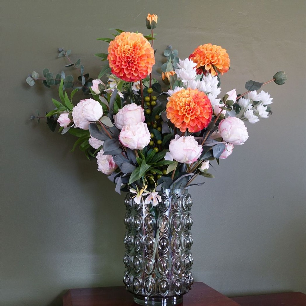 30cm Green Retro Bubble Vase