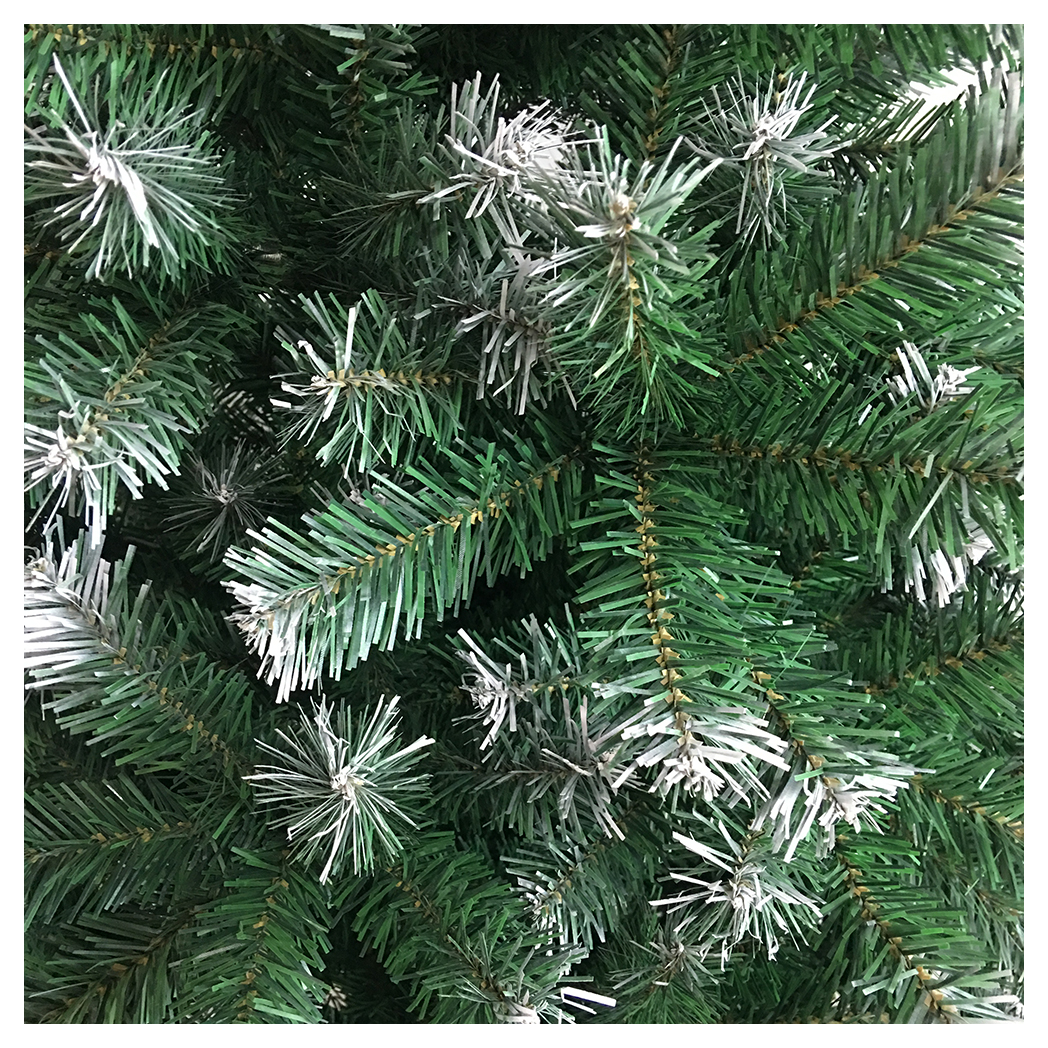6FT Iron Leg White PVC 650 Branches Christmas Tree