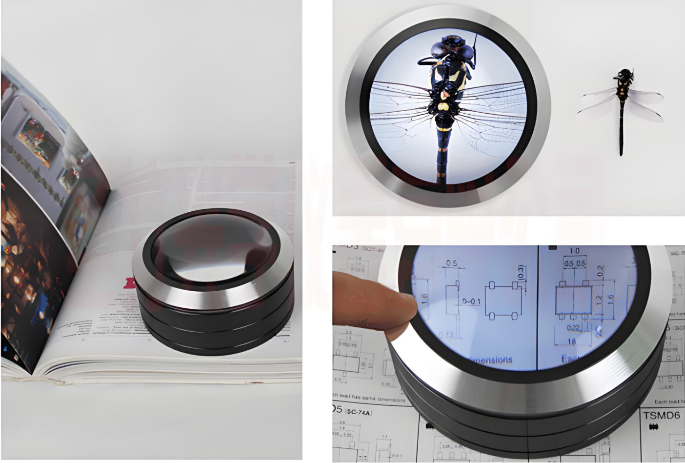Dome Magnifier with light