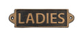 Ladies Toilet Wall Sign 12x6cm for Birthday Gift, Home & Office Decor
