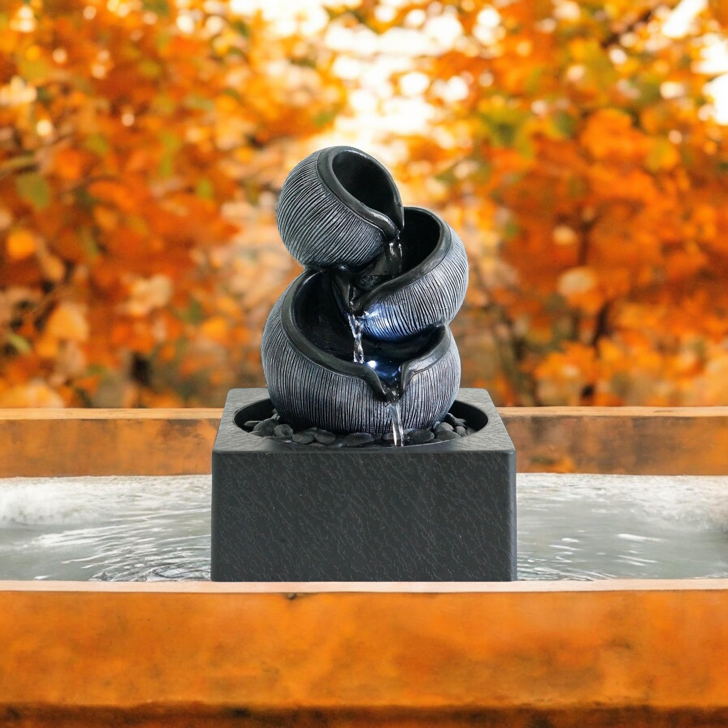 Water Feature Indoor Outdoor LED Fountain