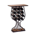 AcaciaHome Sophisticated Free Standing Wine Rack (1, 76cm Wine Glass Shape)